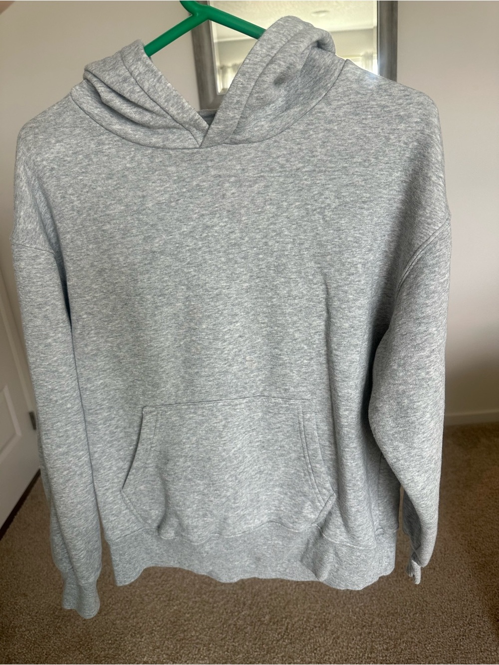 Women's Grey Oversized Sweatshirt